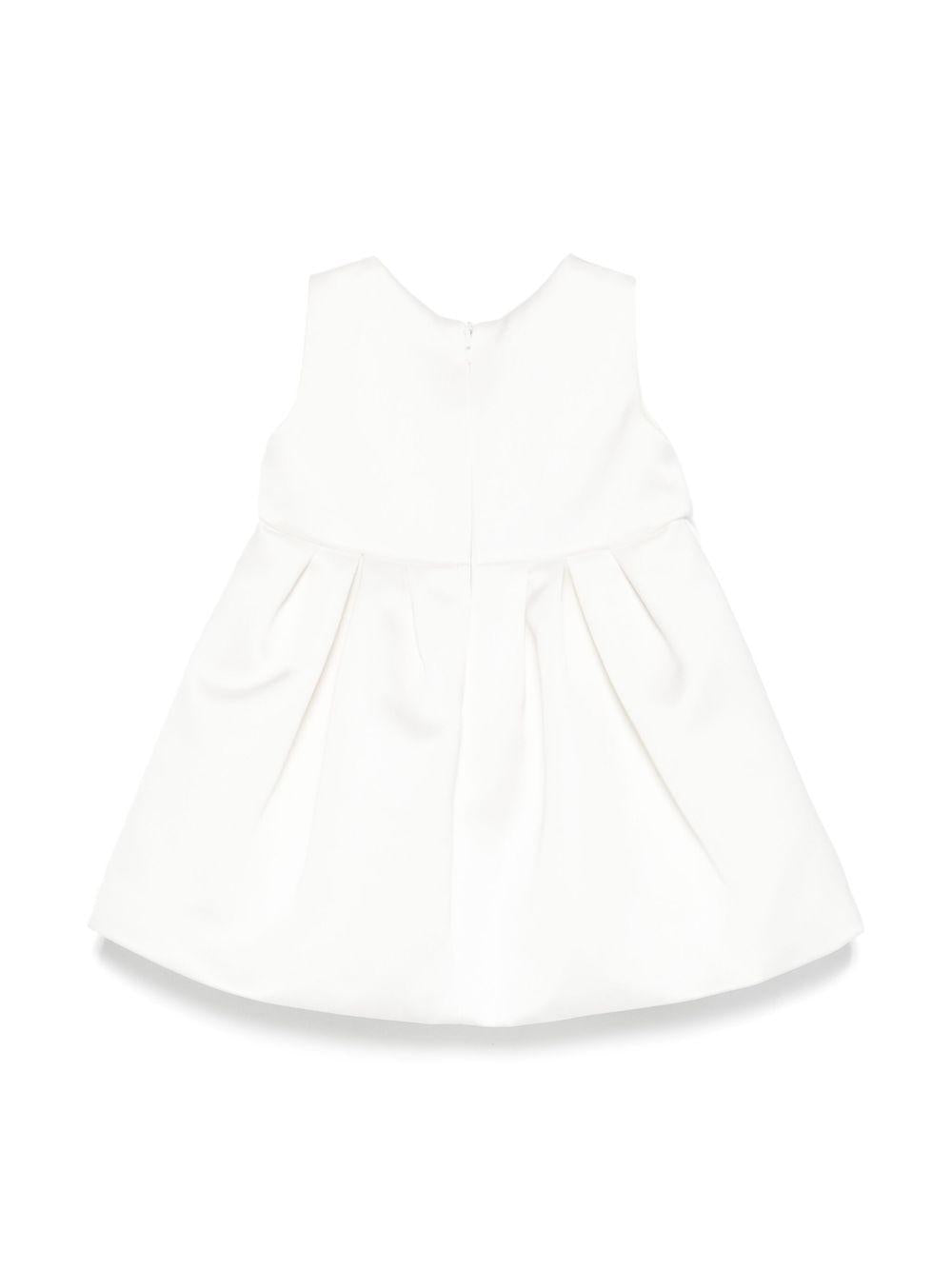 Abito per bambina Elisabetta Franchi La Mia Bambina bianco in raso EGAB1970RA016 0000 ElISABETTA FRANCHI