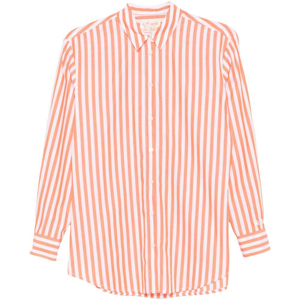 Camicia Brigette MC2 Saint Barth multicolore con motivo a righe BRIG001 01371L MC2 ST. BARTH