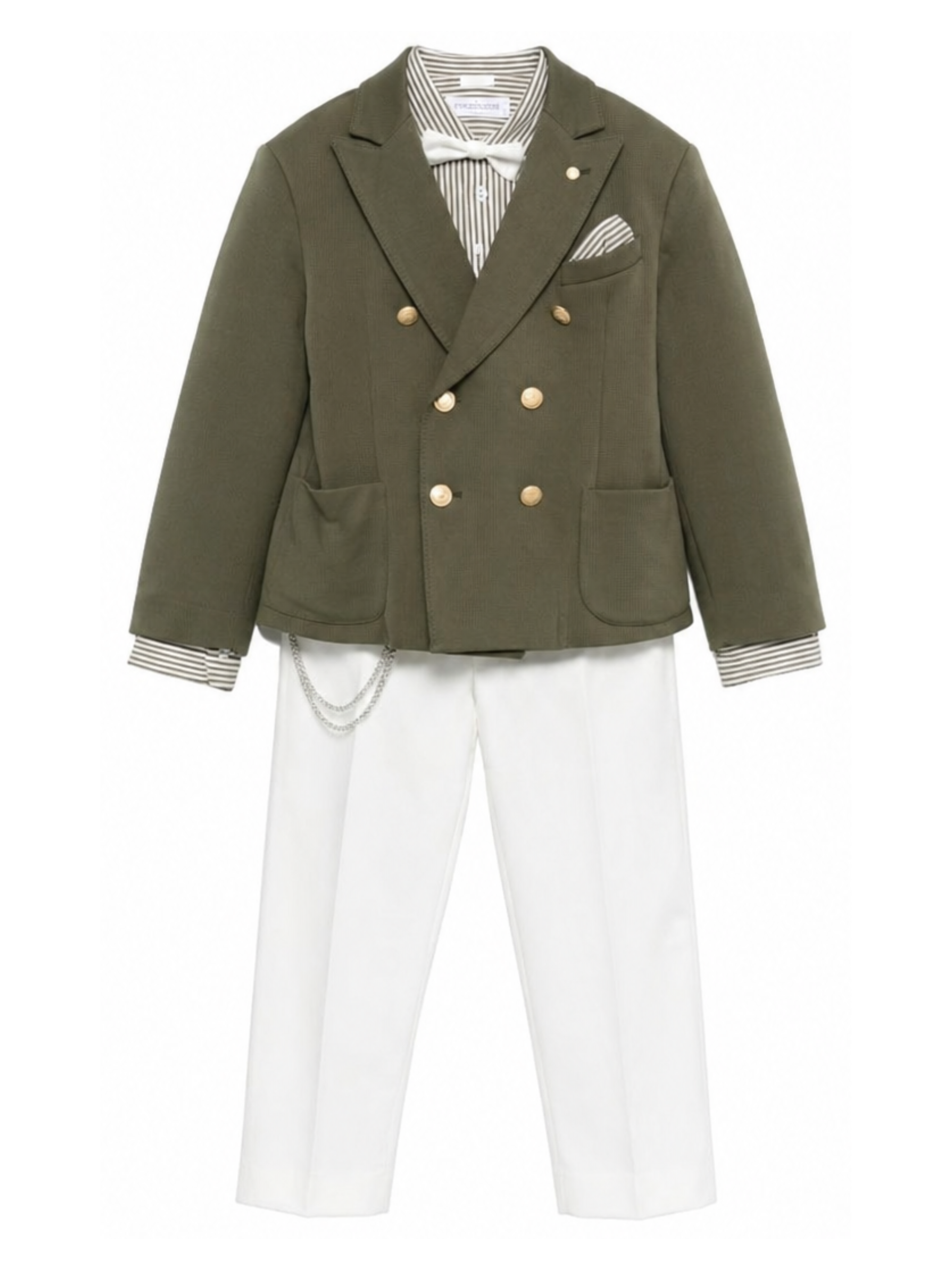 Completo confort per bambino Colorichiari verde a doppiopetto MC508369 4906 39 COLORICHIARI KIDS