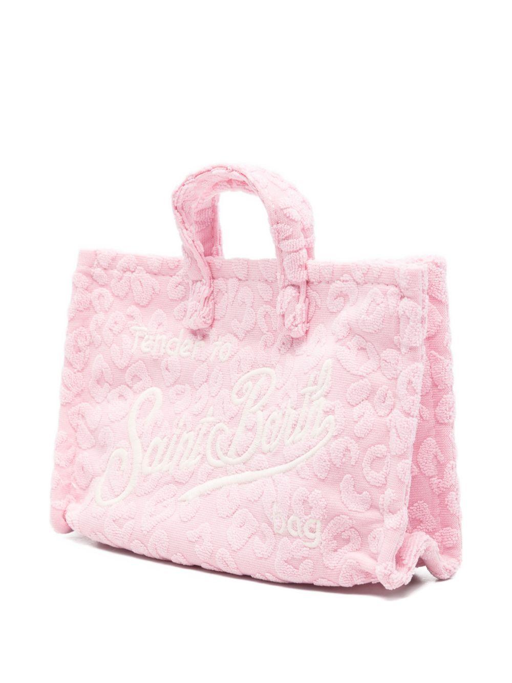 Phone bag MC2 Saint Barth rosa con logo ricamato PHONE014 00527L MC2 ST. BARTH KIDS