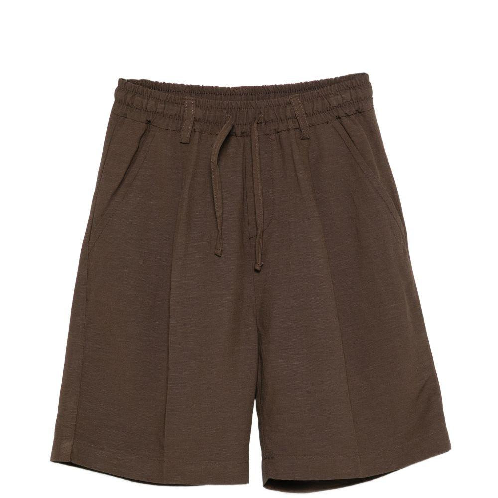 Shorts per bambino Paolo Pecora Kids marrone con coulisse PP4217 EBANO PAOLO PECORA KIDS