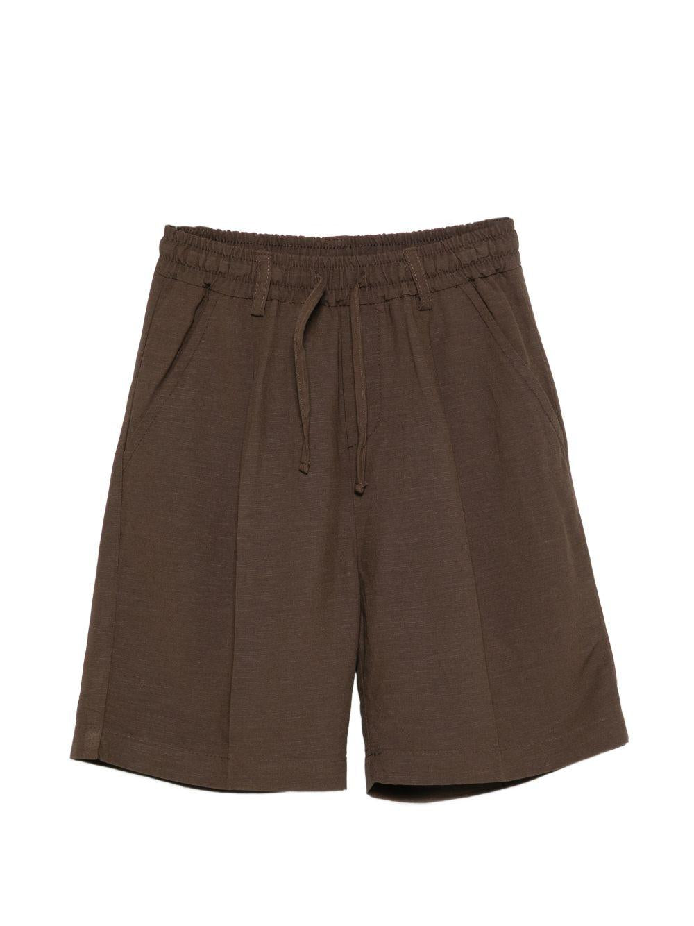 Shorts per bambino Paolo Pecora Kids marrone con coulisse PP4217 EBANO PAOLO PECORA KIDS
