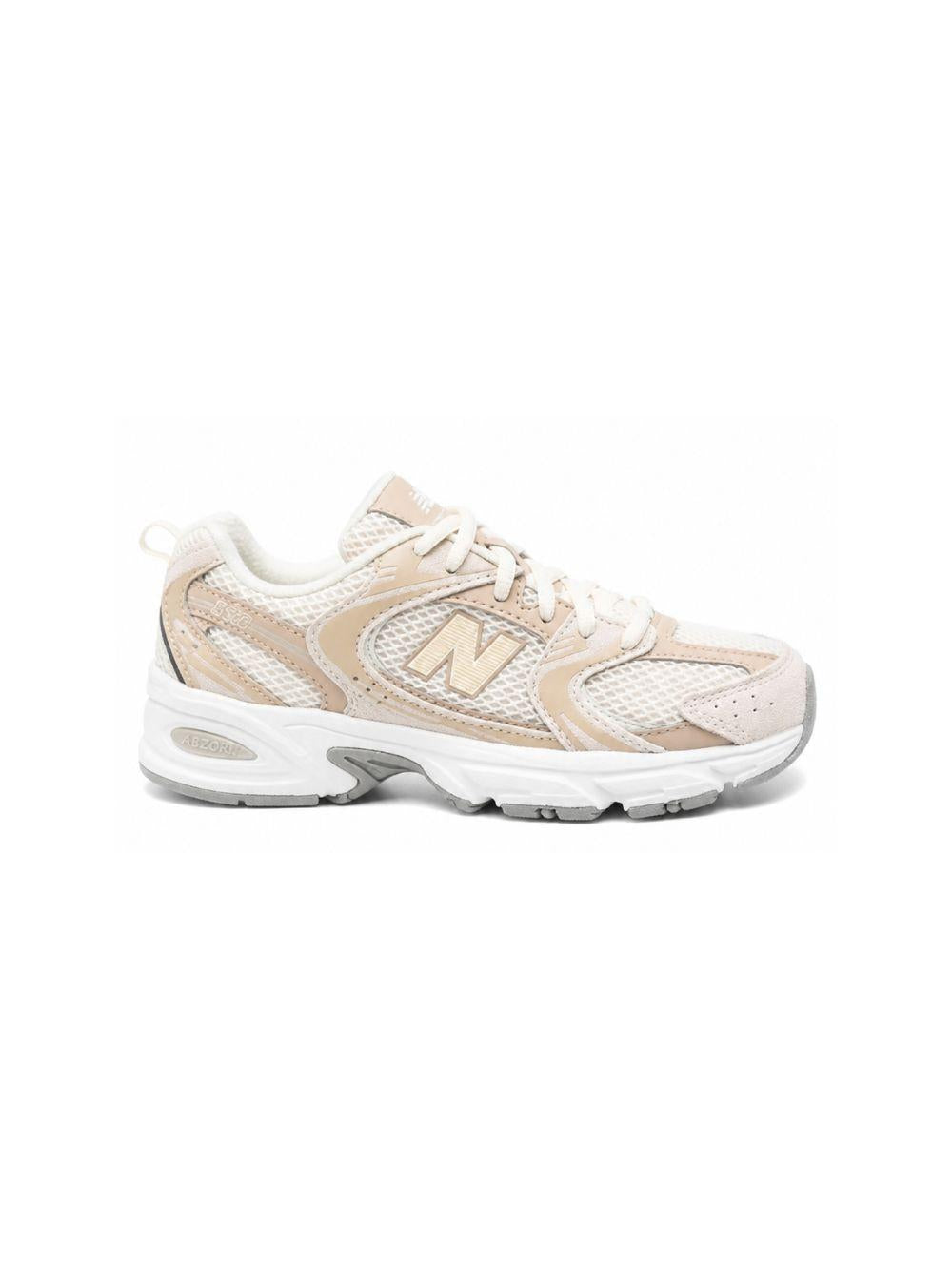Sneakers per bambini New Balance Kids 530 beige con dettaglio logo G530 3QO NEW BALANCE KIDS