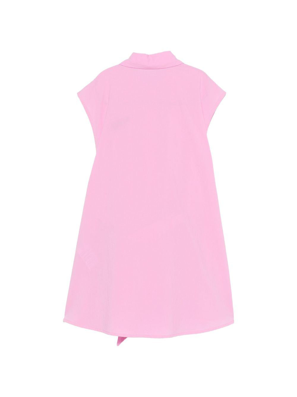 Abito per bambina MSGM Kids rosa con colletto S6MSJGDR126 MS070 MSGM KIDS