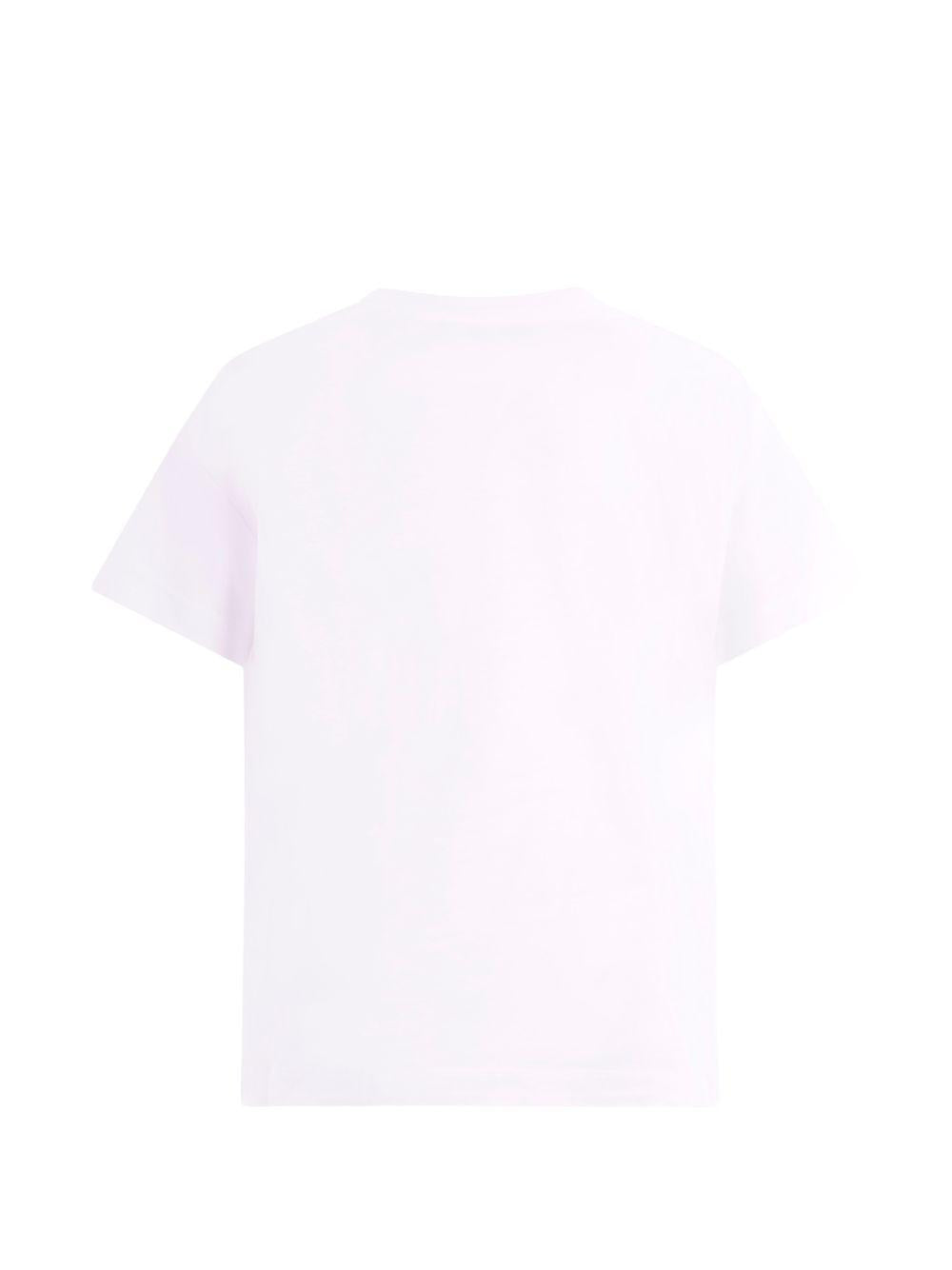 T-shirt per bambino Balmain Kids bianca con logo sul davanti BY8B11 Z3672 100NE BALMAIN KIDS