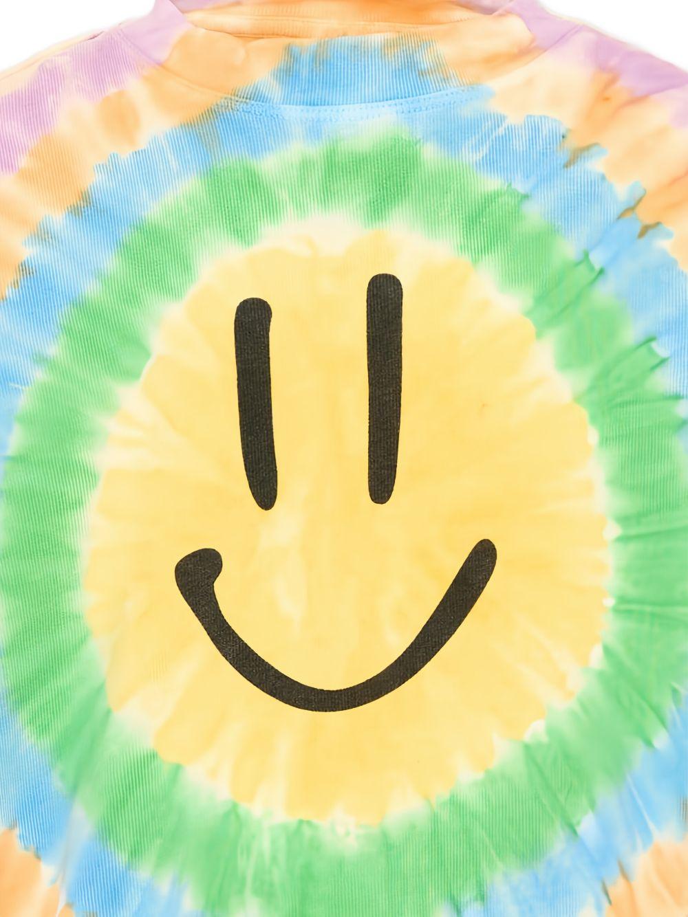 Felpa per bambini Molo Kids gialla con stampa tie-dye 2S26J205 9852 MOLO KIDS