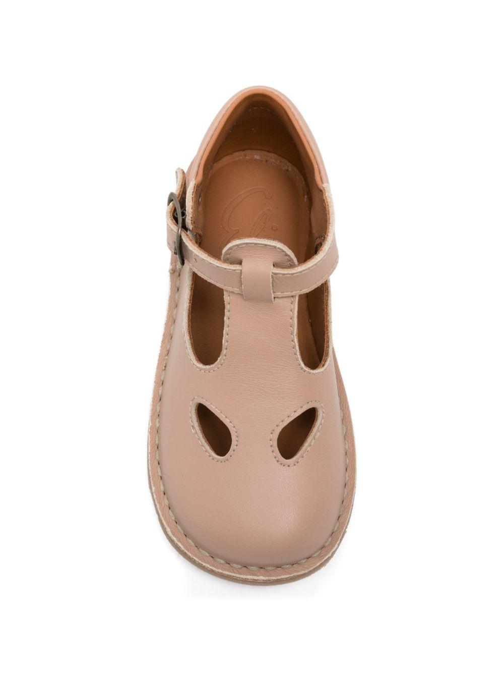 Scarpe per bambini Eli1957 beige con dettagli cut-out 26012AN NUDO Eli Kids