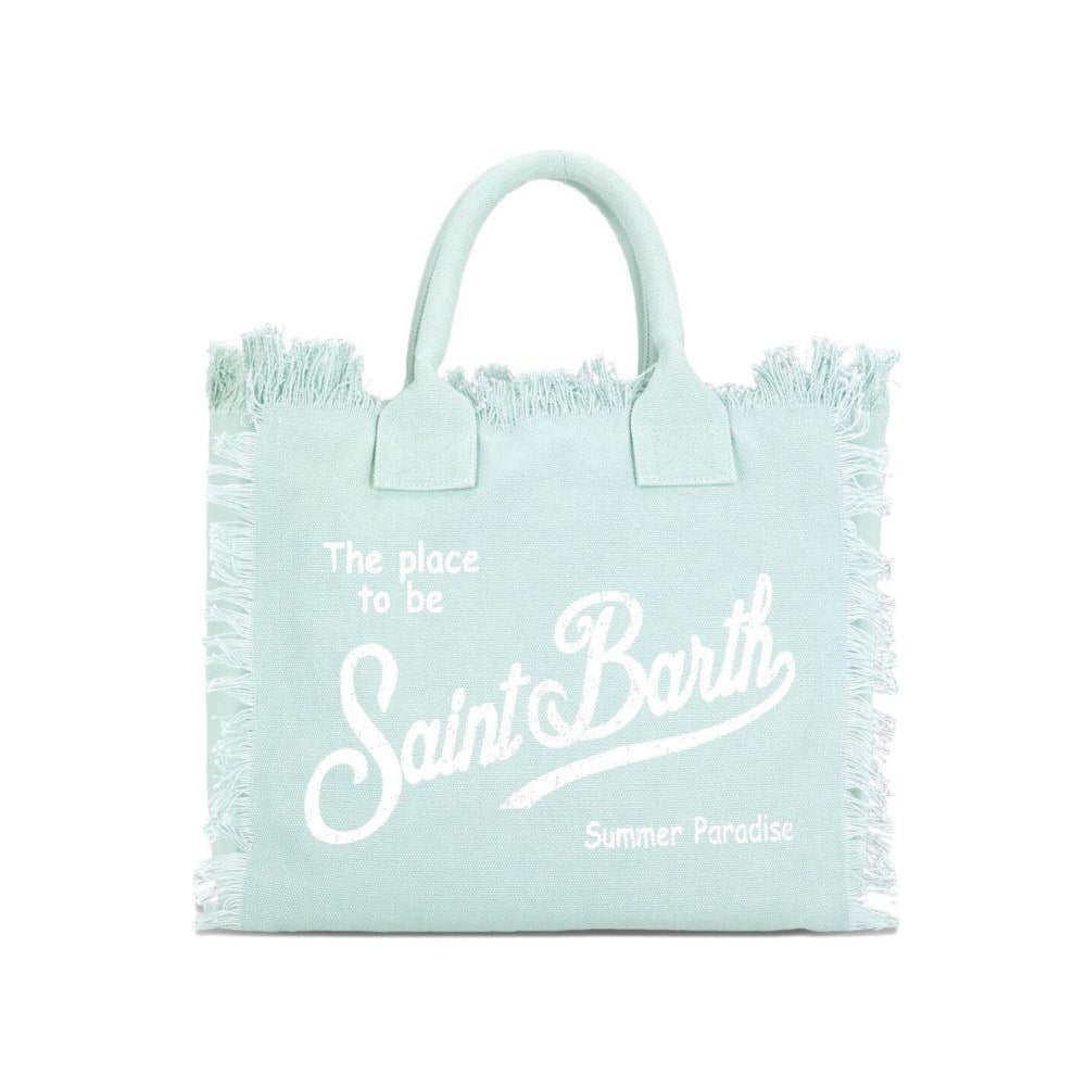 Borsa Vanity MC2 Saint Barth verde salvia con stampa logo sul davanti VANI001 00160L MC2 ST. BARTH KIDS
