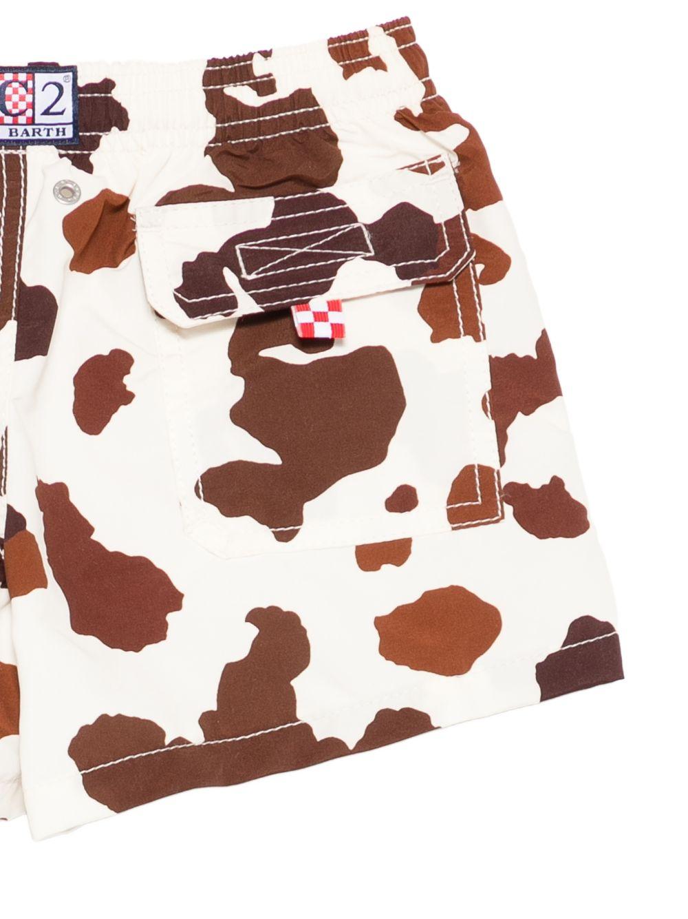 Costume da bagno per bambino MC2 Saint Barth Kids multicolore con tasca in jeans JEA0001 00997L MC2 ST. BARTH KIDS