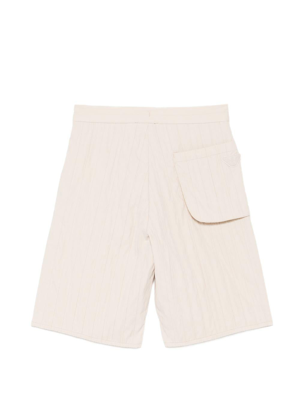 Shorts per bambino Emporio Armani Kids beige con trama a coste EB001062 AF20709 U1156 EMPORIO ARMANI KIDS