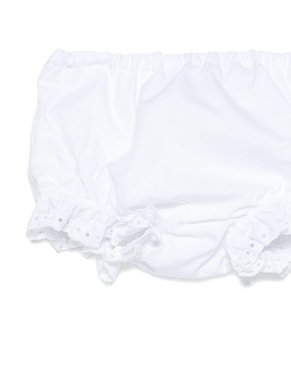 Abito per neonata Elie Saab Junior beige con gonna motivo floreale EGAB018TS1064 BGE ElIE SAAB