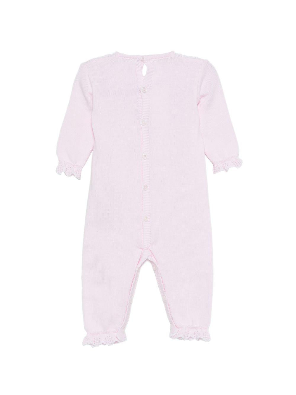 Tutina per neonata Paz Rodriguez rosa con ruches 005-123390 3701 PaZ RODRIGUEZ KIDS