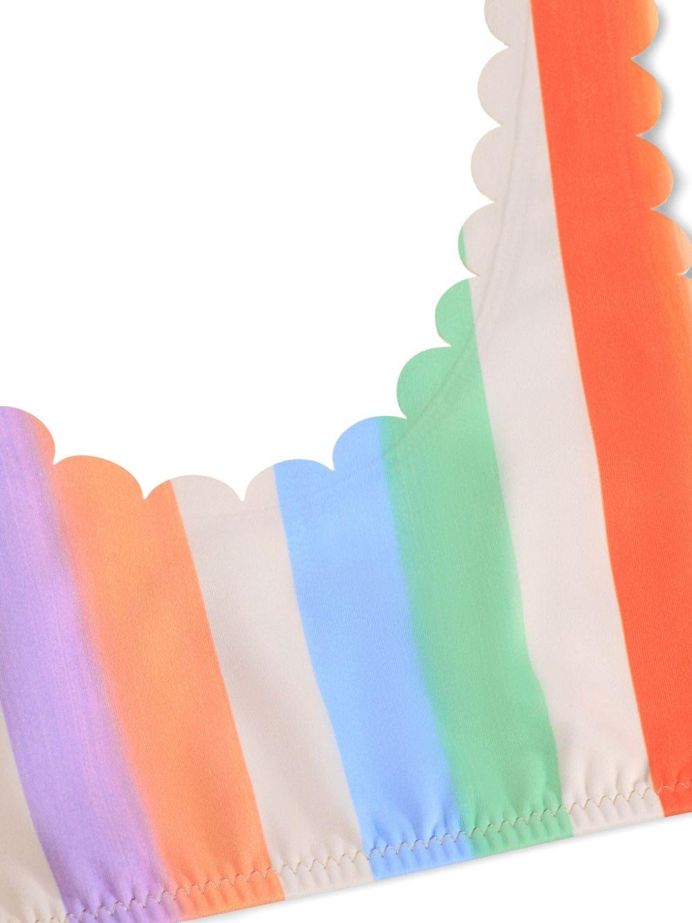 Bikini Nolina per bambina Molo multicolore con design a righe 8S26P105 9525 MOLO