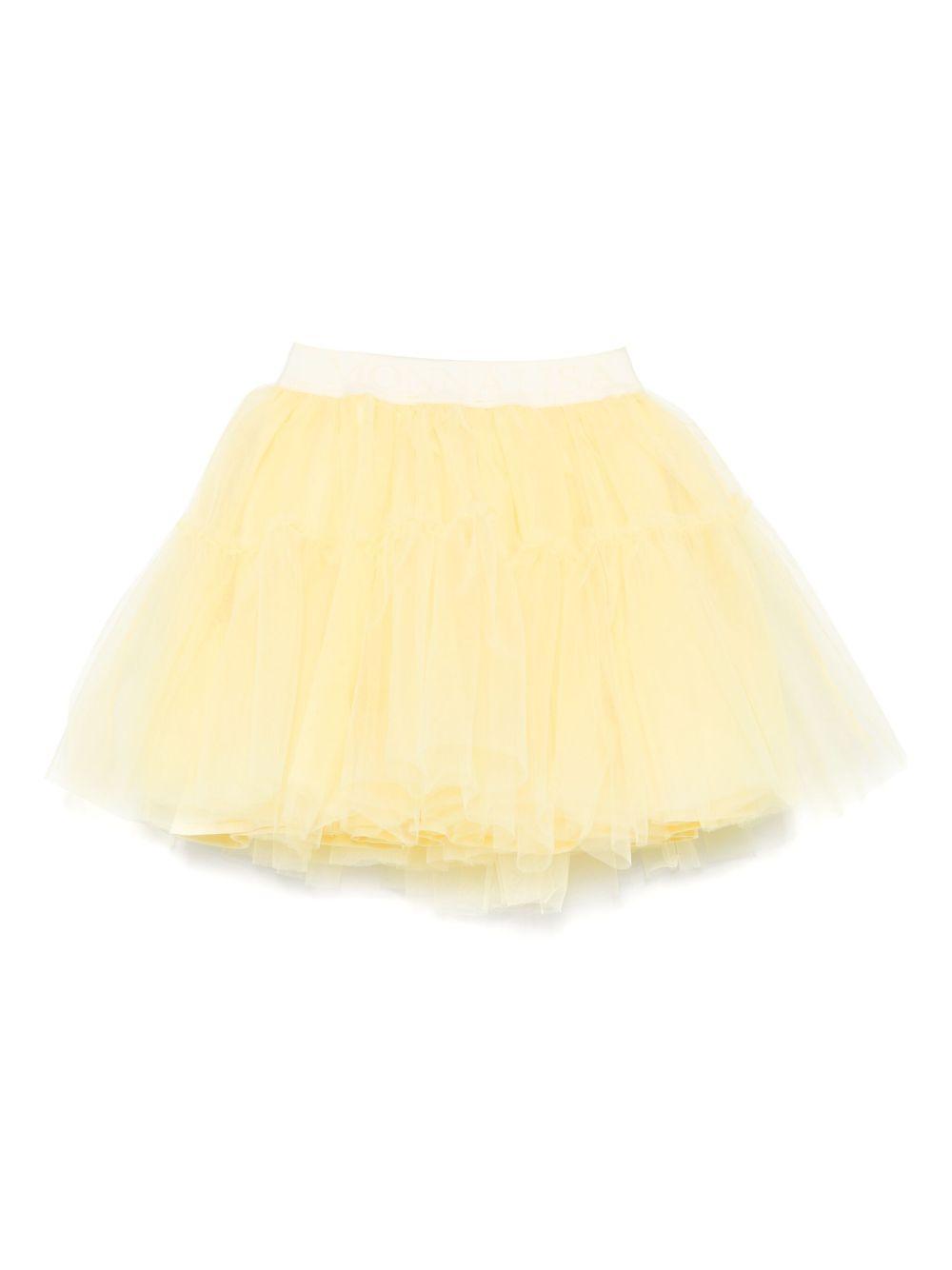 Gonna per bambina Monnalisa giallo in tulle 17EGON T9945 1414 MONNALISA