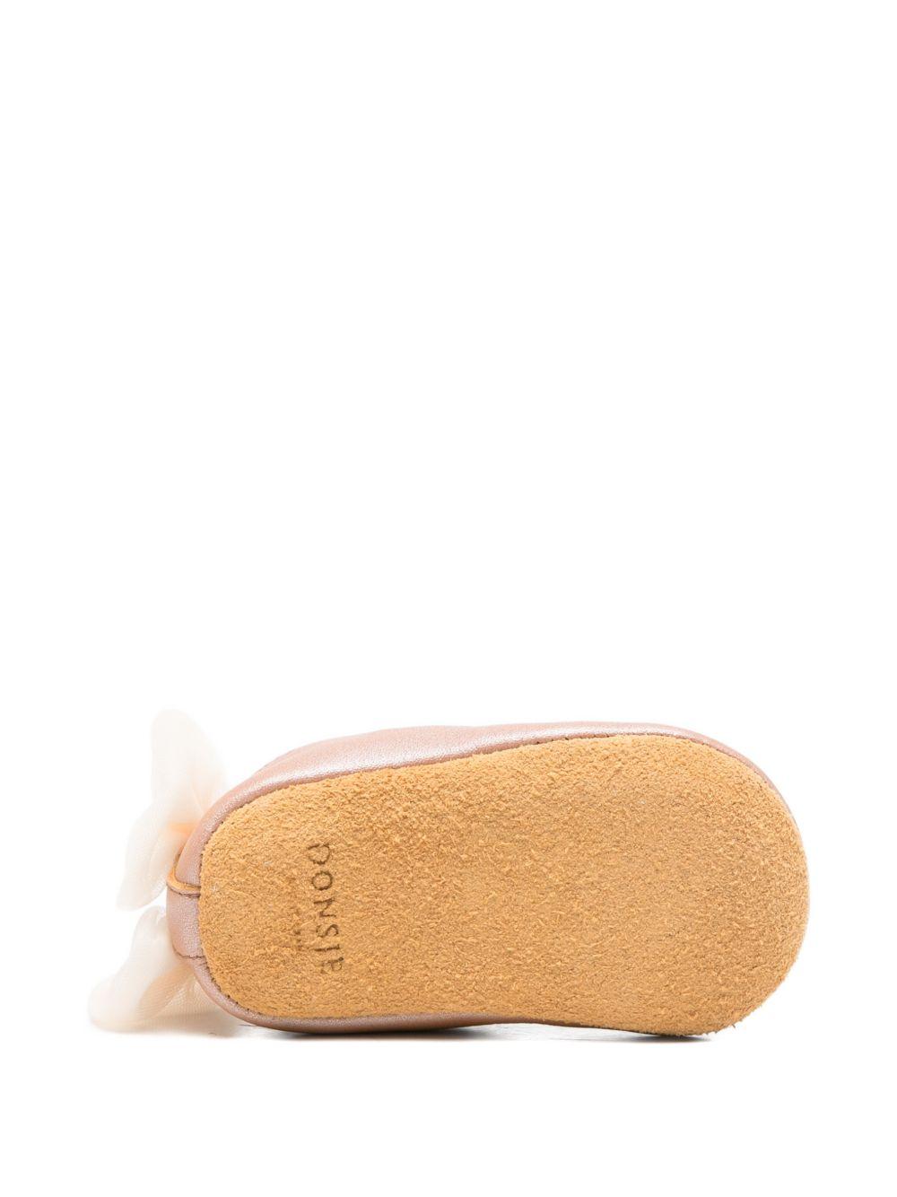 Ballerine per neonata Donsje rosa con dettaglio fiocco posteriore 1041100 LE203 DONSJE KIDS