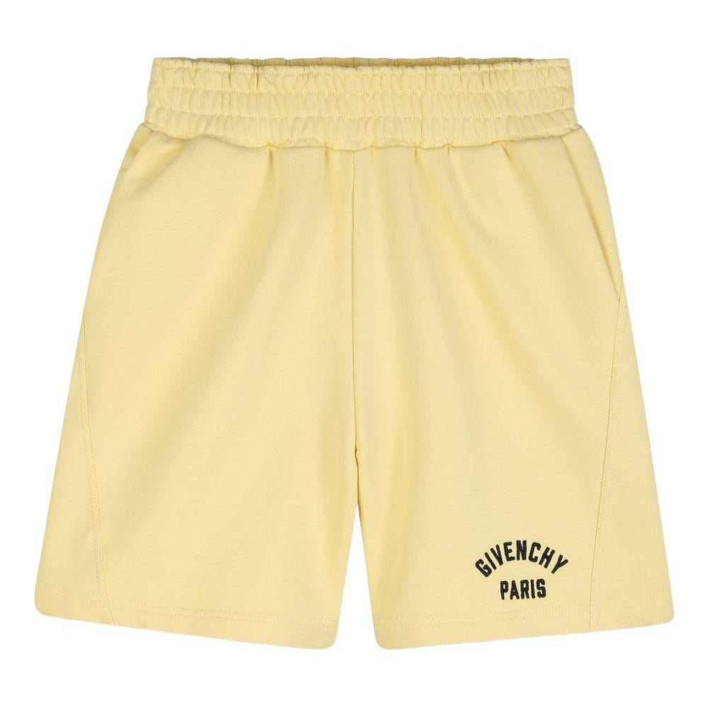 Shorts per bambino Givenchy Kids giallo con stampa logo H31100 524 GIVENCHY KIDS