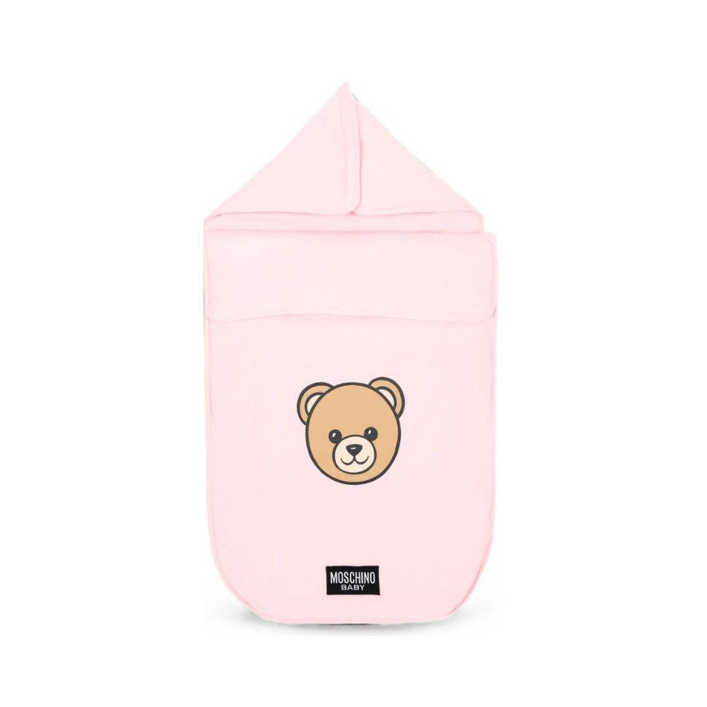 Sacco nanna per neonata Moschino Kids rosa con motivo Teddy Bear MUE00WLCA40 50209 MOSCHINO KIDS