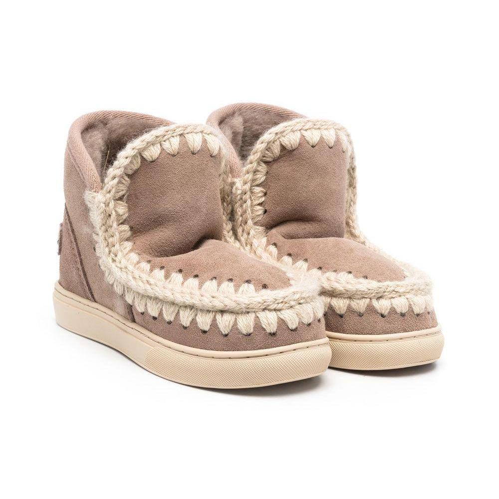 Stivali Eskimo per bambina Mou Kids beige con fodera in shearling FK111015A ELGRY MOU KIDS