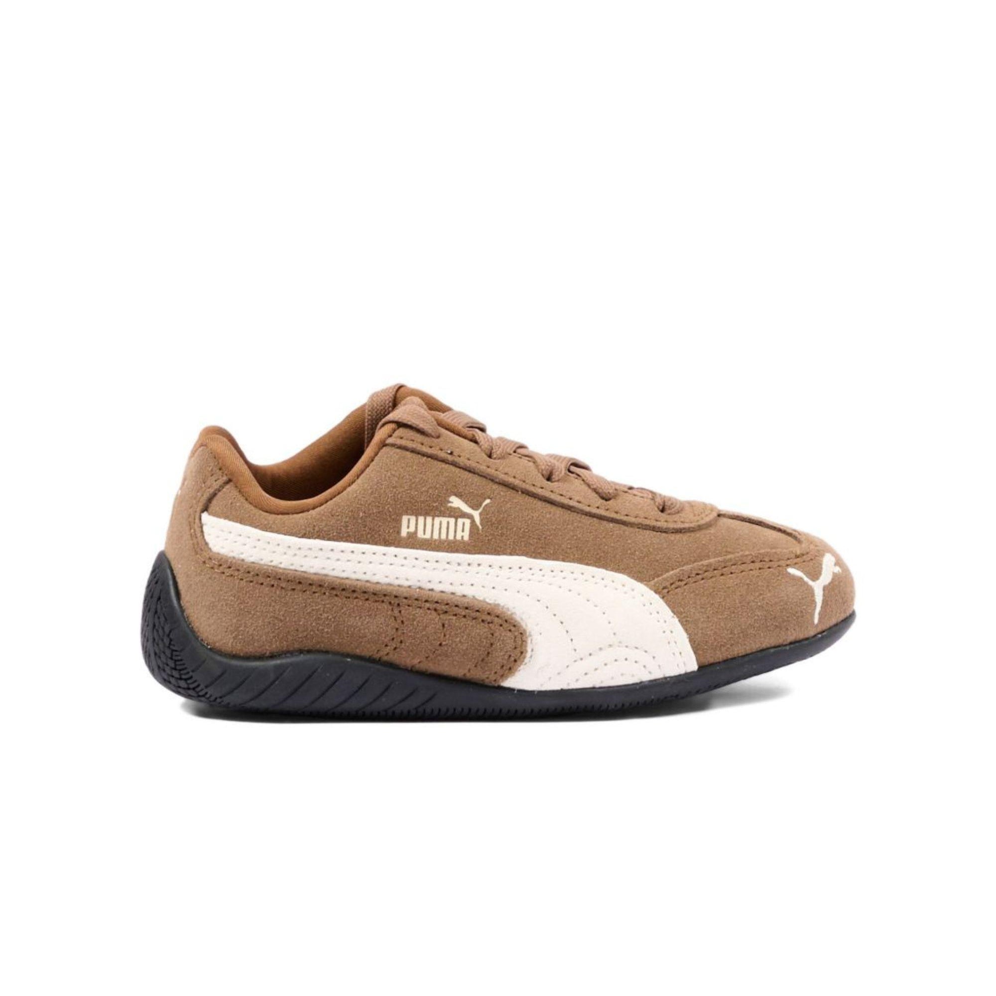 Sneakers per bambini Puma Kids marroni con logo dorato 401699 24 PUMA KIDS