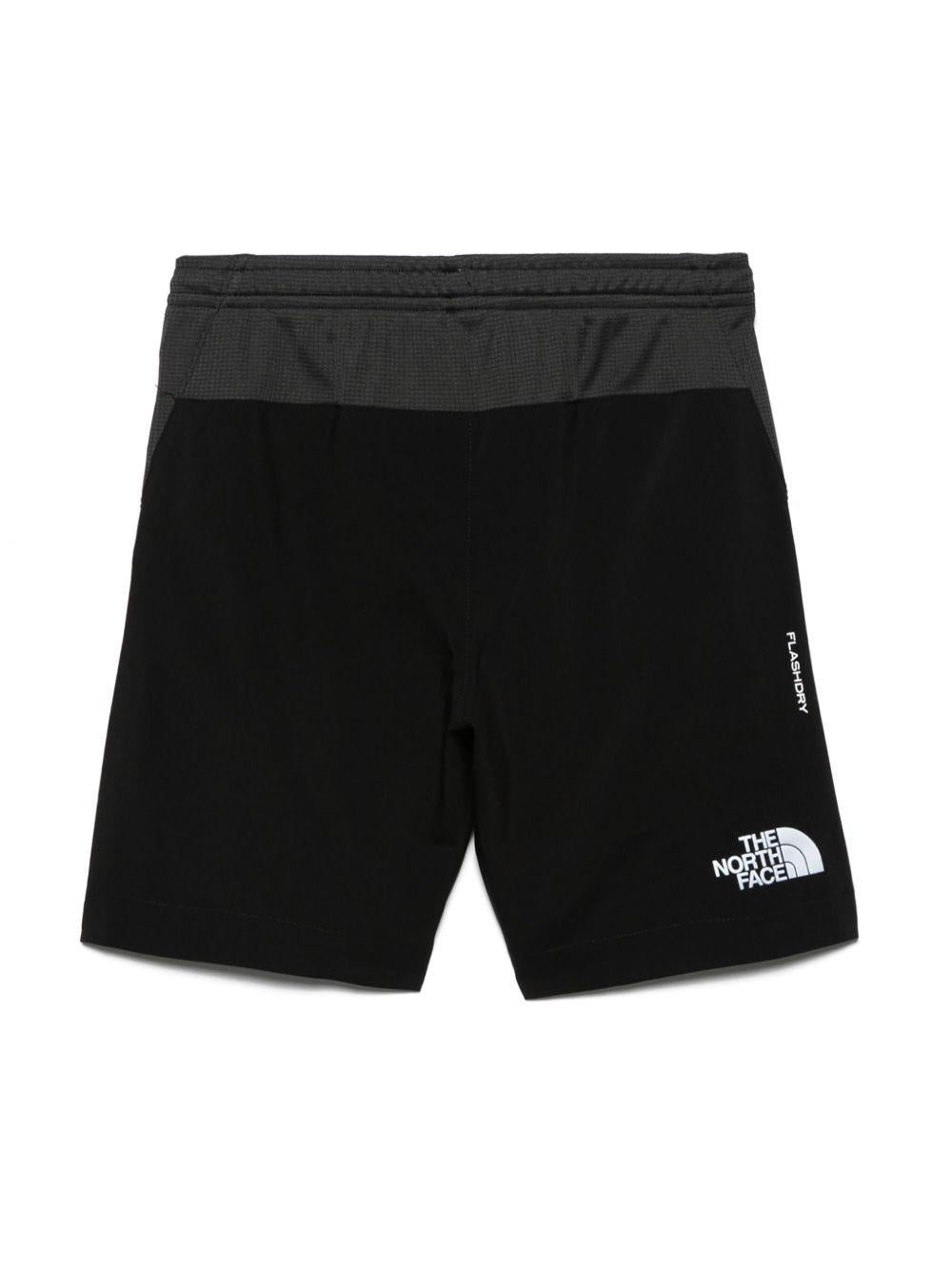 Shorts per bambino The North Face Kids neri con logo sul davanti NF0A8GR7 JK31 THE NORTH FACE KIDS