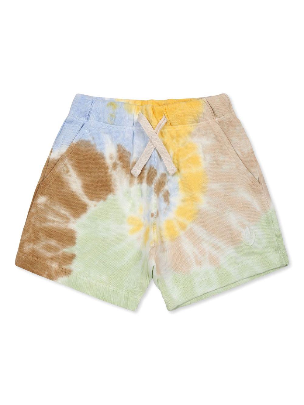 Shorts Simms per neonato Molo multicolor con stampa tie dye 6S25H109 9309 MOLO