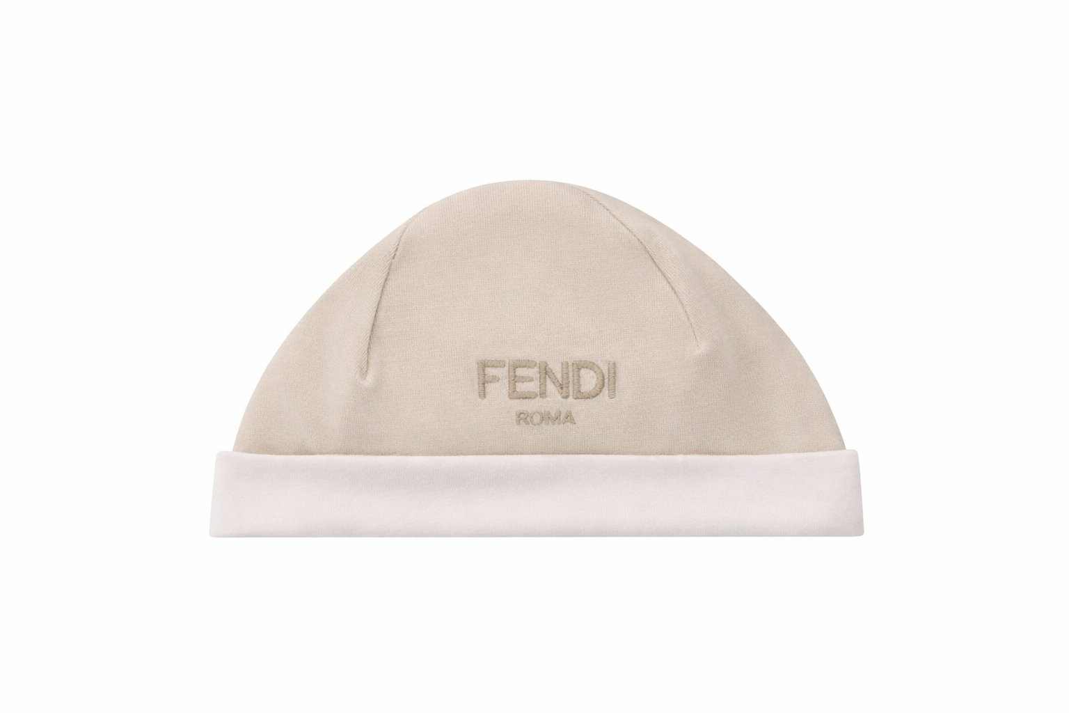 Set tre pezzi per neonata Fendi Kids beige con logo Fendi BUK154 ST8 F19J5 FENDI KIDS