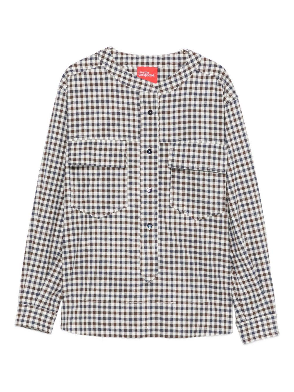 Camicia per donna Merci multicolore con motivo a quadri CAM026 VAR.1 MERCI