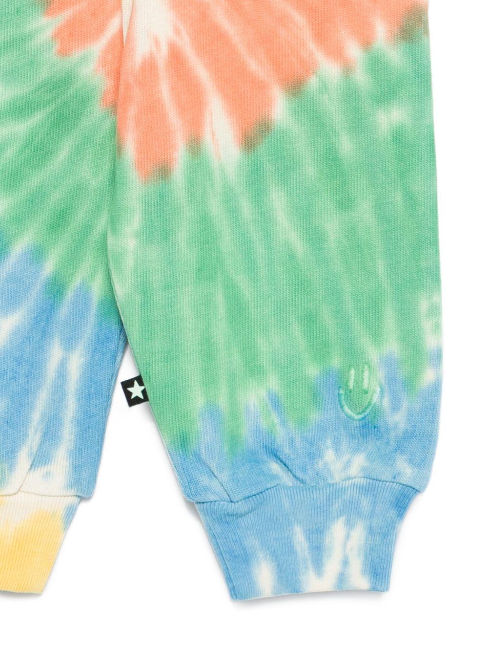 Pantaloni Simeon per neonato Molo multicolore con stampa tie dye 6S26I213 5679 MOLO KIDS