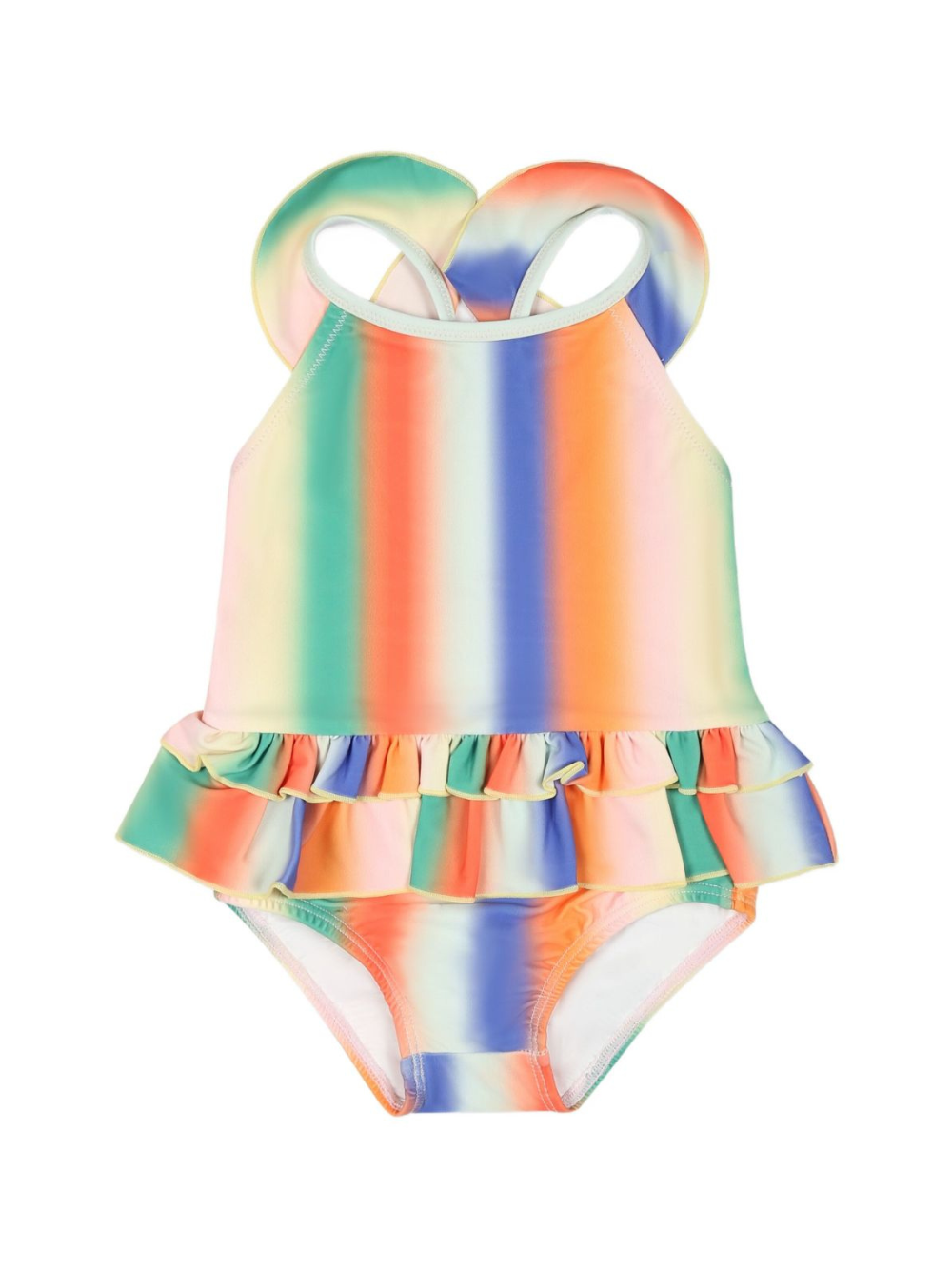 Costume da bagno per neonata Molo multicolor con dettagli con ruches 8S25P605 9245 MOLO KIDS