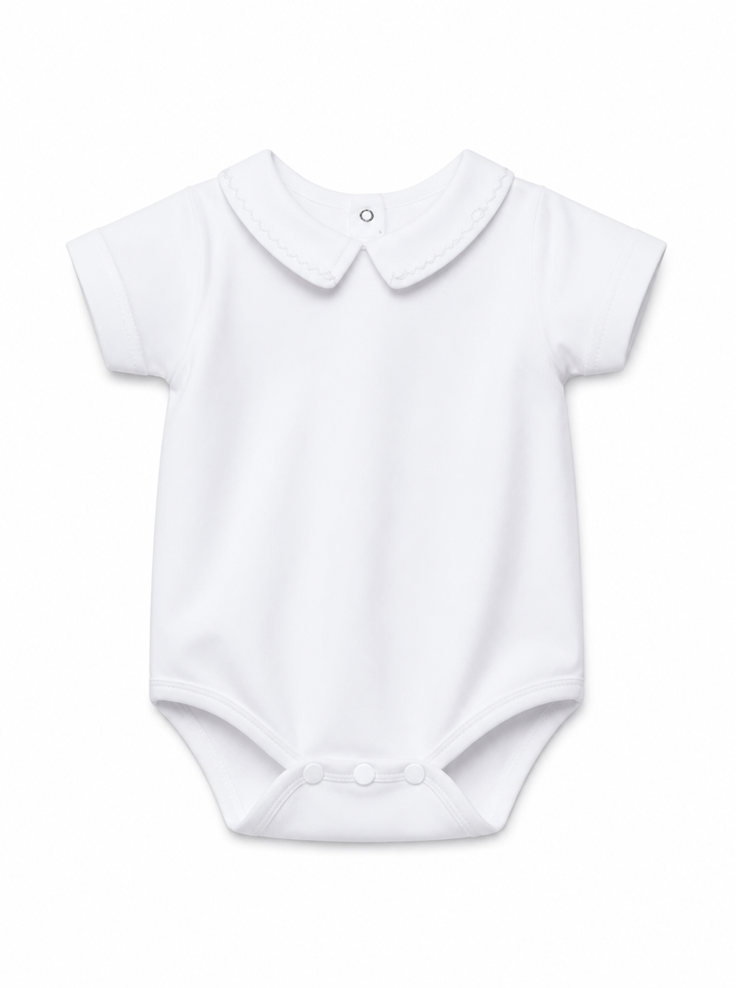 Tutina per neonati Tartine Et Chocolat bianca con colletto a punta CC11011 01 TArtine & Chocolat KIDS