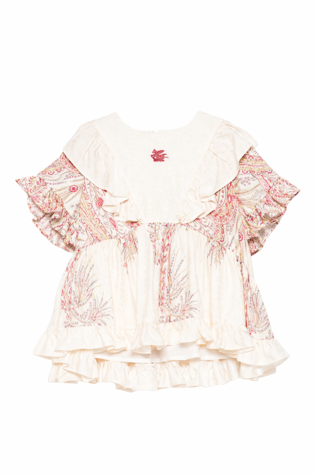 Blusa per bambina Etro Kids multicolore con stampa paisley GY5A11 S0221 106RS ETRO KIDS