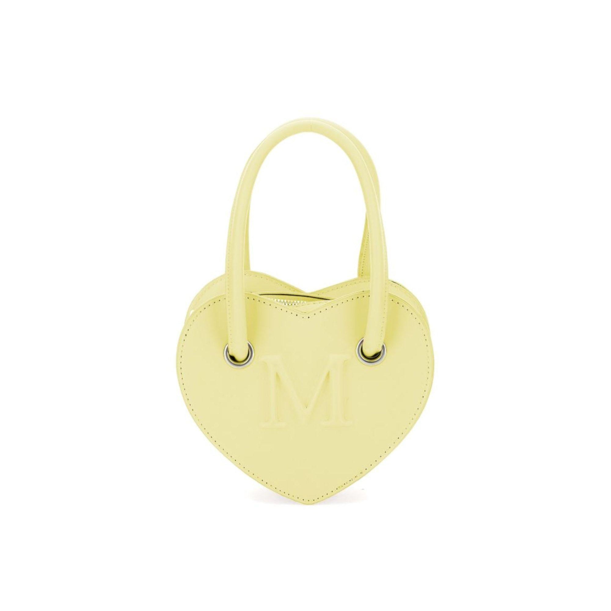 Borsa per bambina Monnalisa gialla a forma di cuore<BR/><BR/> 17G002 7069 0014 MONNALISA KIDS
