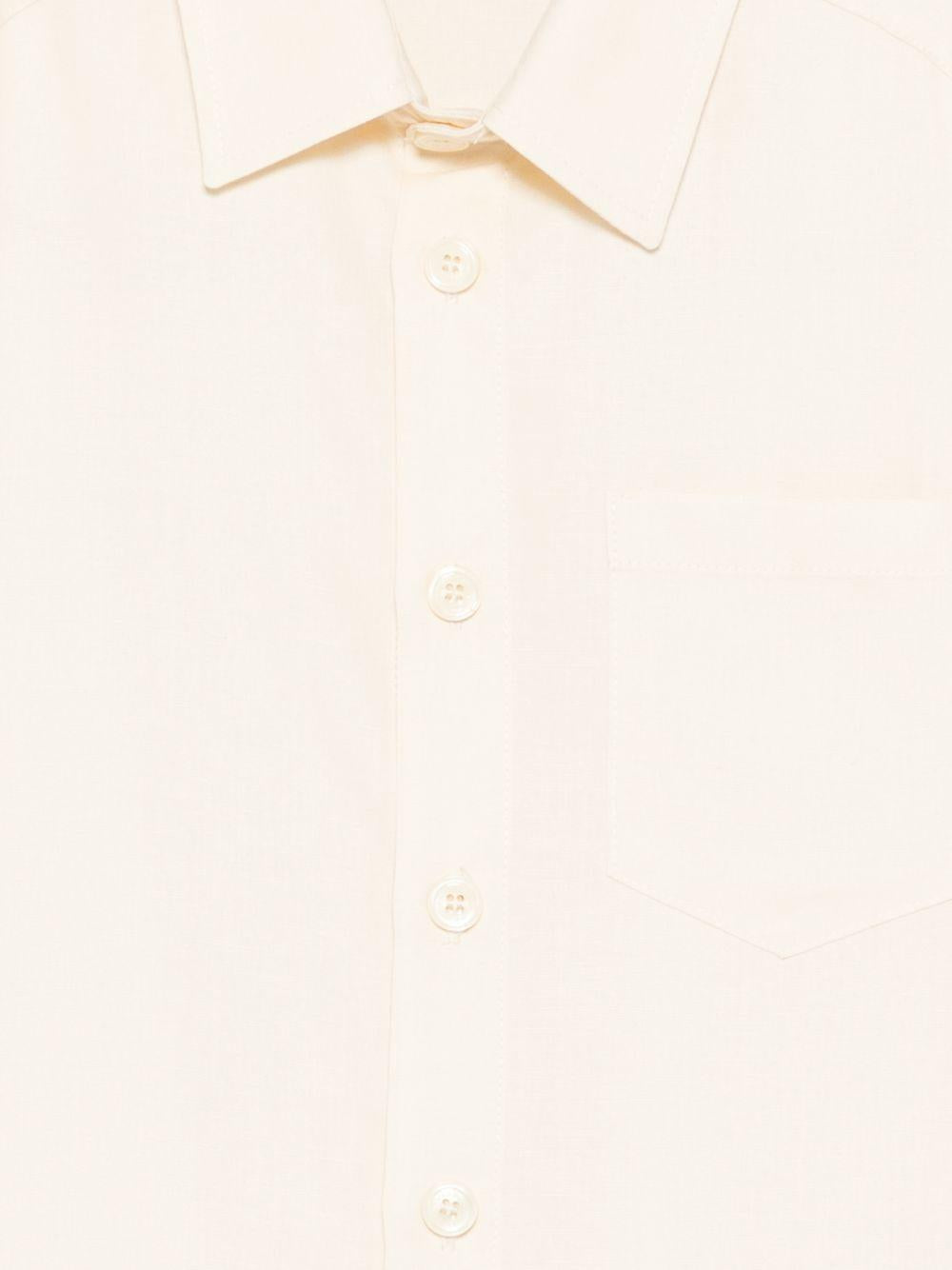Camicia per bambino Paolo Pecora Kids beige con colletto classico PP4301 SABBIA PAOLO PECORA KIDS