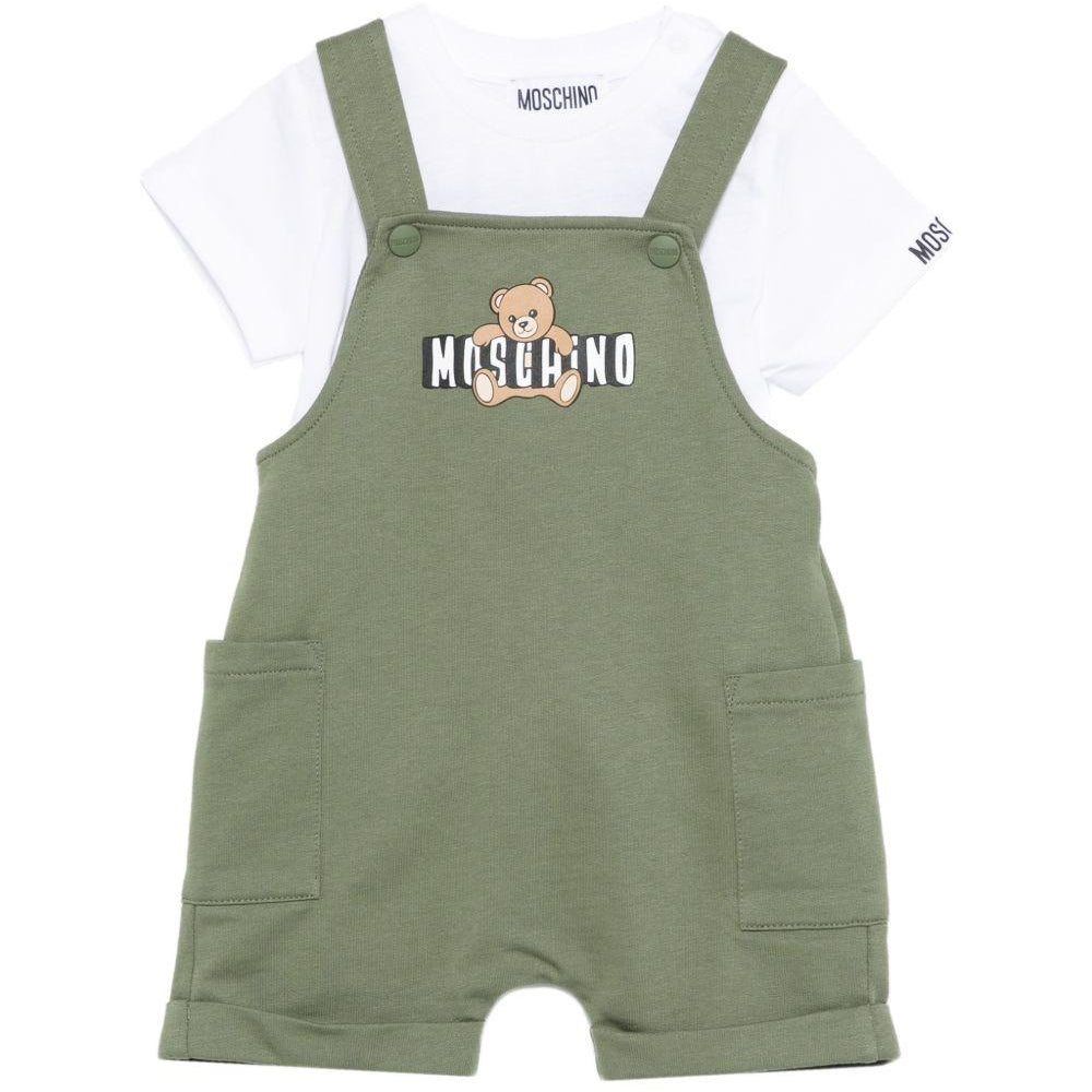 Completo per neonato Moschino Kids multicolor con stampa orsetto MUG01TLCA19 83698 MOSCHINO KIDS