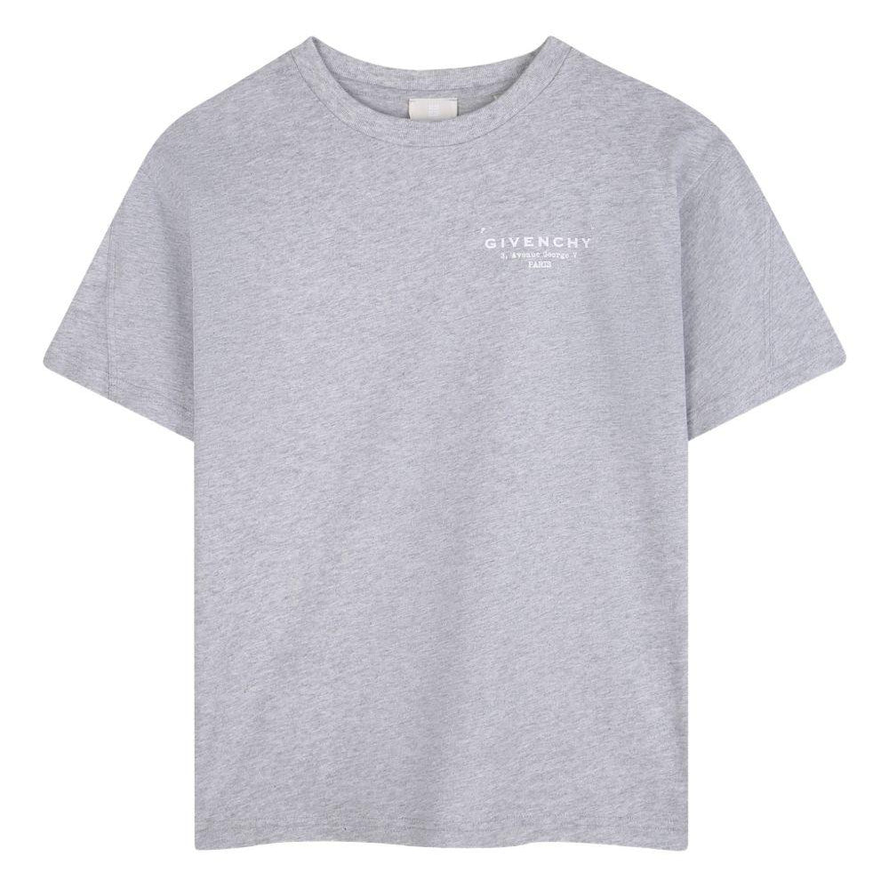T-shirt per bambino Givenchy Kids grigia con stampa logo H31075 A01 GIVENCHY KIDS
