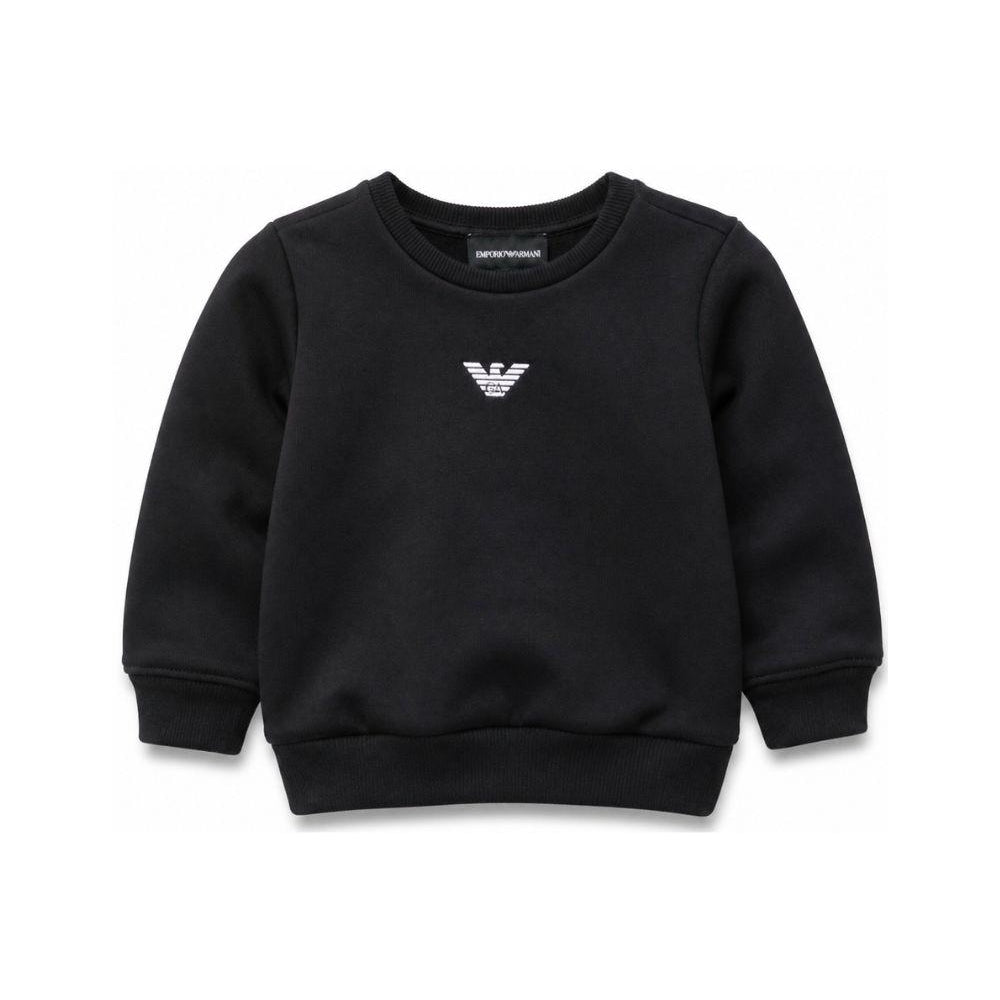Felpa per bambino Emporio Armani Kids blu con logo aquila sul davanti EB000302 AF14681 MB053 EMPORIO ARMANI KIDS
