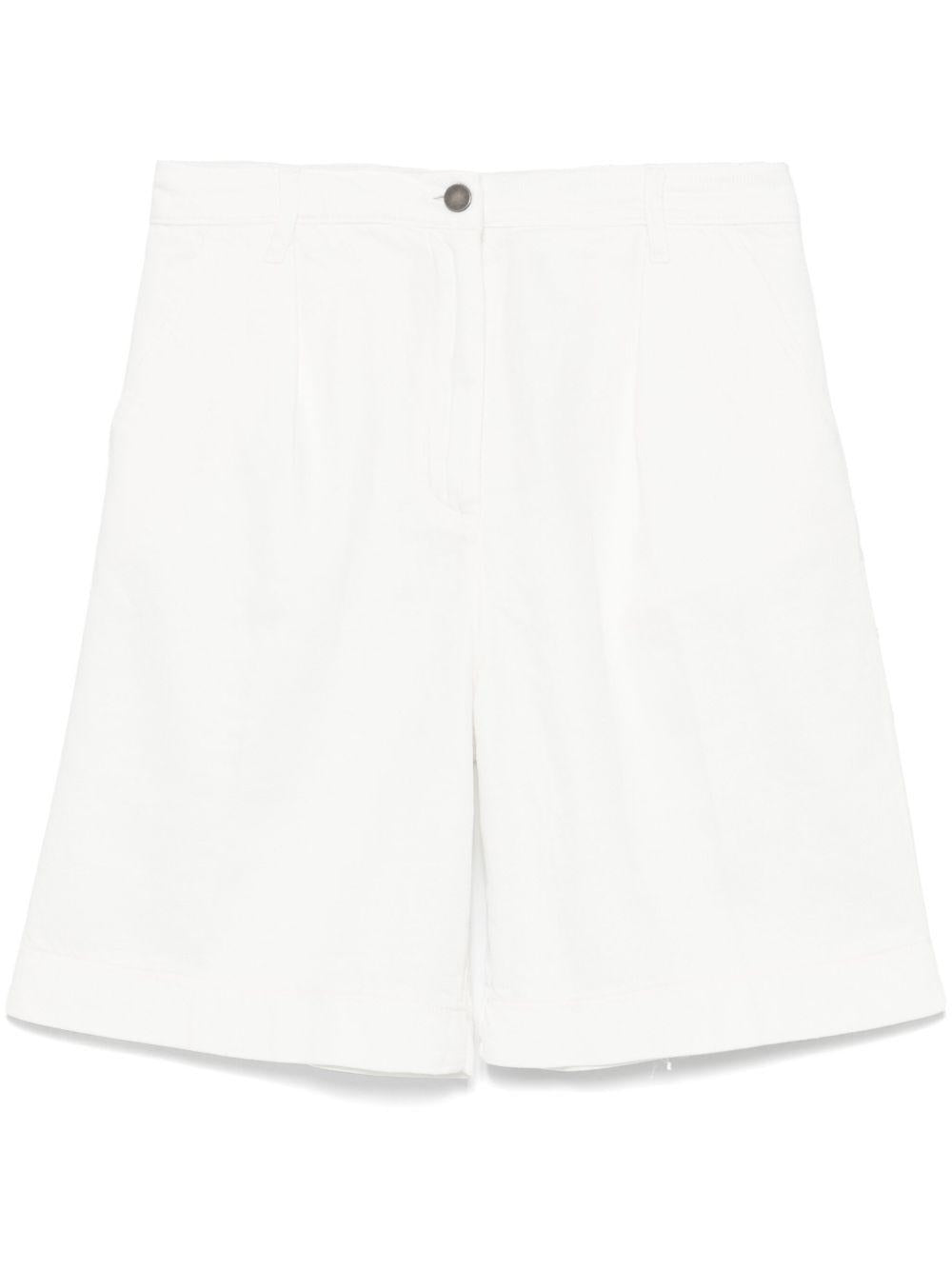 Shorts per donna Merci Tina bianco con due tasche diagonali laterali TINAW25PE BIANCO ROSE