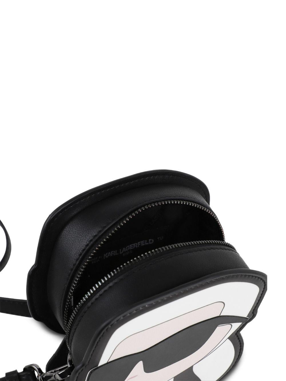 Borsa a mano per bambina Karl Lagerfeld Kids nera con tracolla Z31211 09B KARL LAGERFELD KIDS