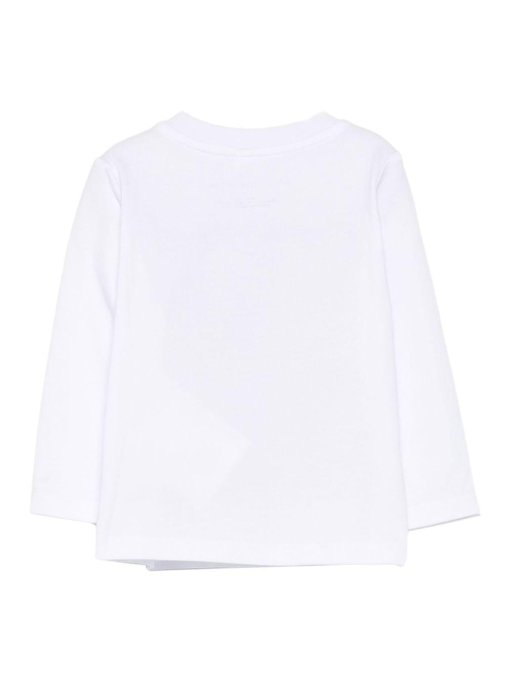 T-shirt per neonato Stella McCartney Kids bianco con stampa grafica TX8550 Z0434 100 STELLA McCARTNEY KIDS