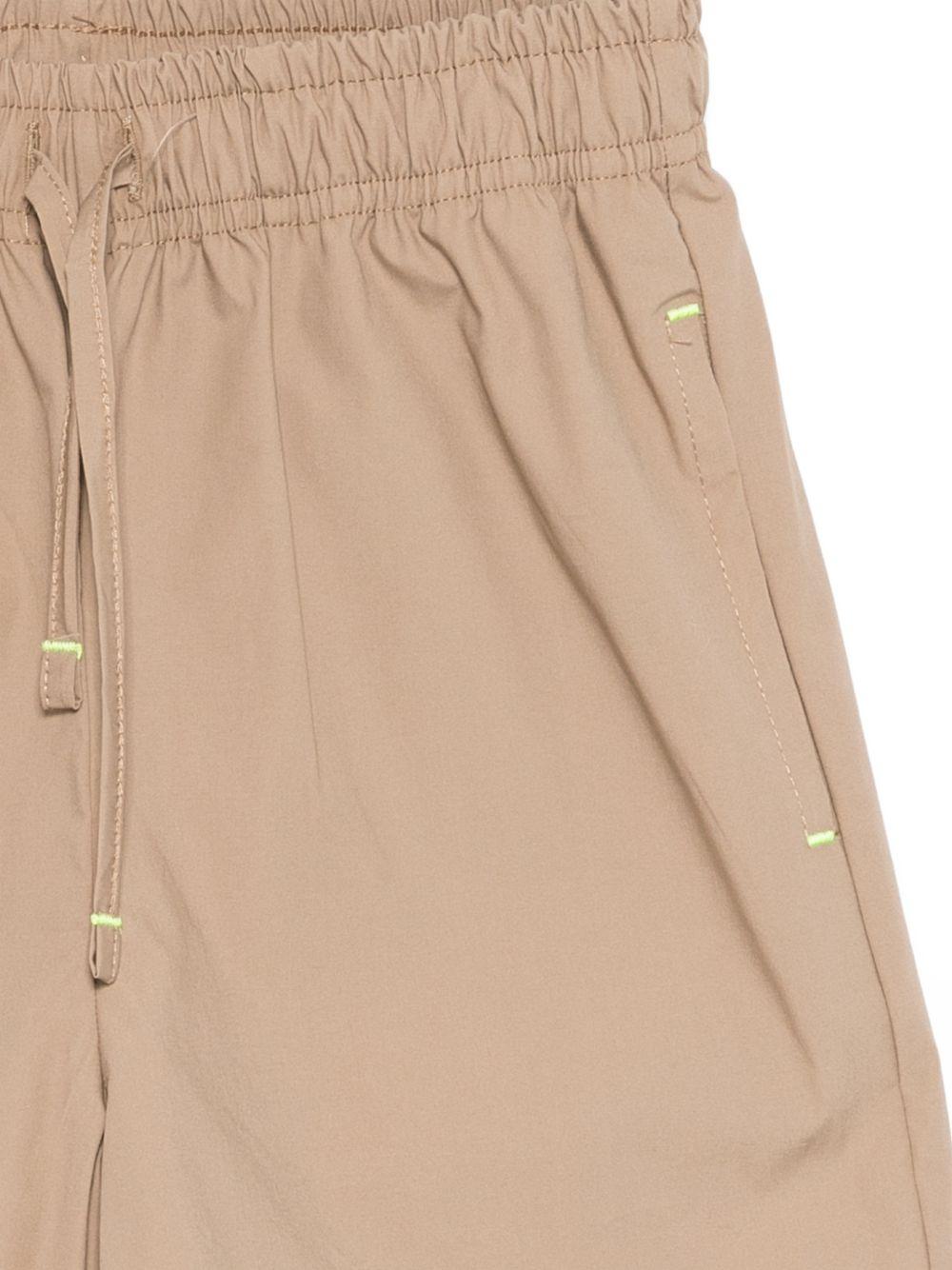 Shorts per bambino MSGM Kids beige con logo sul retro S6MSJBBE190 178 MSGM KIDS