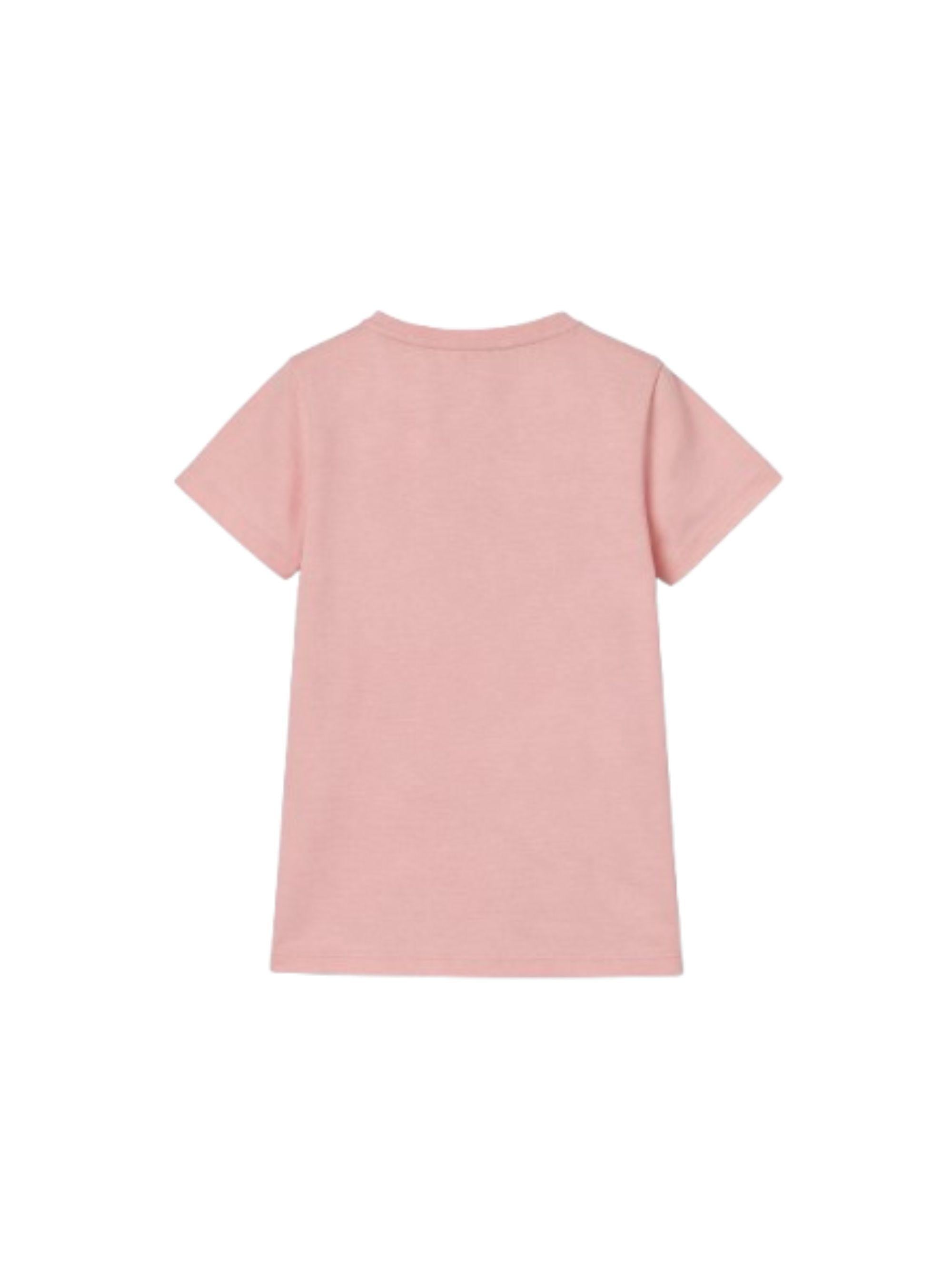 T-shirt per bambina Gucci Kids rosa con logo sul davanti 547559XJHO5 5967 GUCCI KIDS