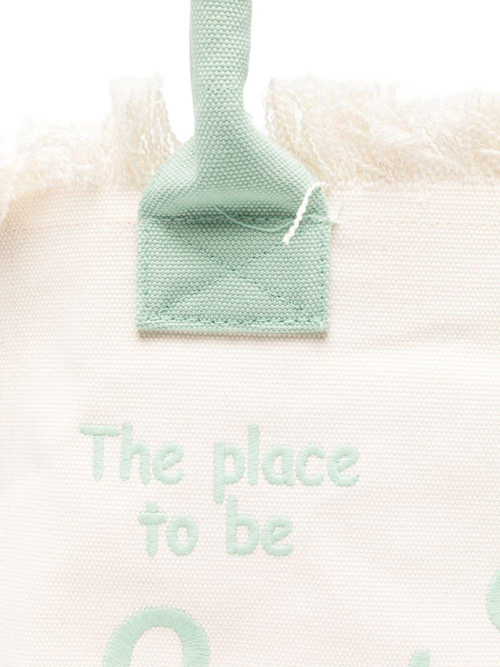 Borsa Vanity MC2 Saint Barth bianca con manici a contrasto VANI001 09481L MC2 ST. BARTH KIDS