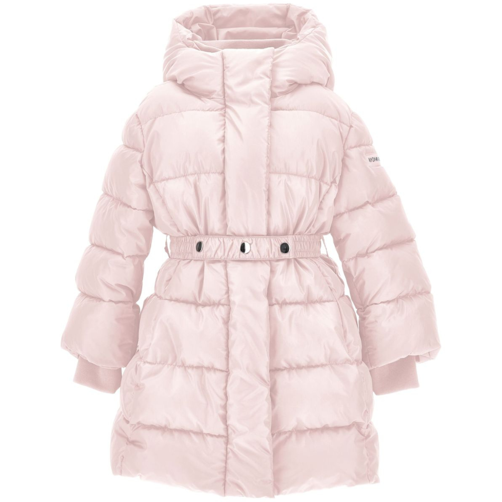 Piumino per bambina Monnalisa rosa con cappuccio 17F101 6020 0090 MONNALISA