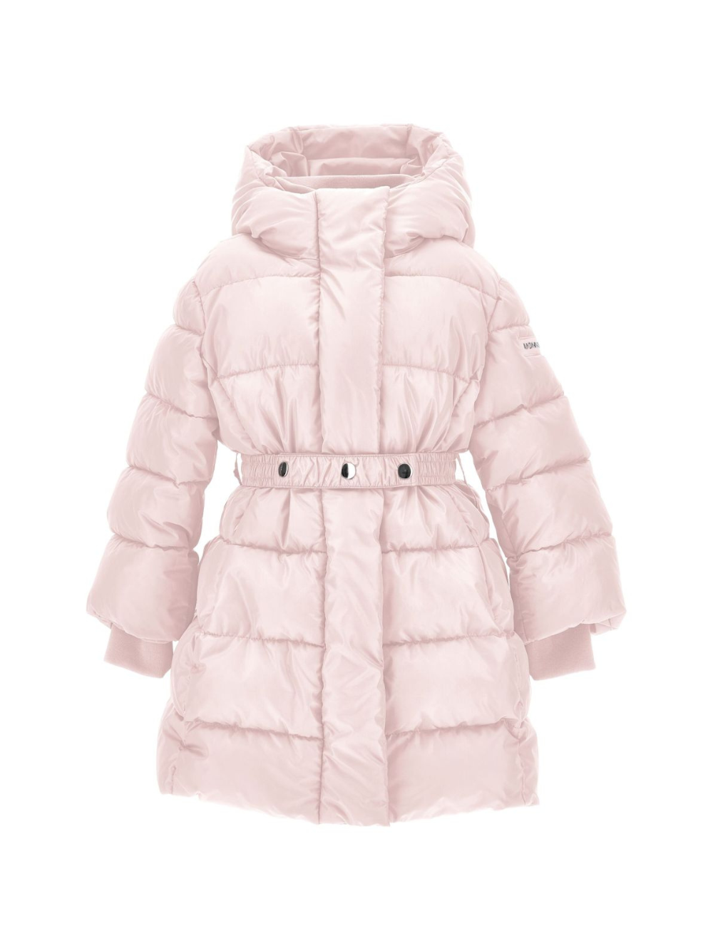 Piumino per bambina Monnalisa rosa con cappuccio 17F101 6020 0090 MONNALISA