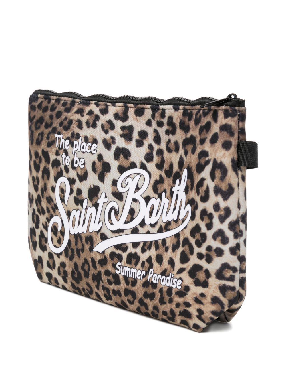 Pochette Aline MC2 Saint Barth animalier con logo stampato sul davanti ALI0021 00653L MC2 ST. BARTH KIDS