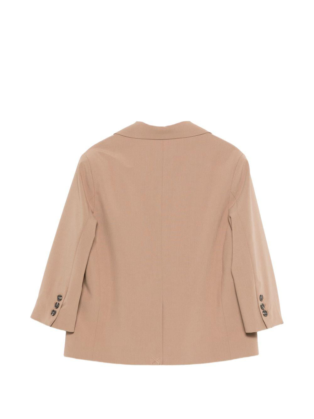 Blazer per bambino Douuod Kids beige con tasca a filetto DY2P74 I0292 334 DOUUOD KIDS
