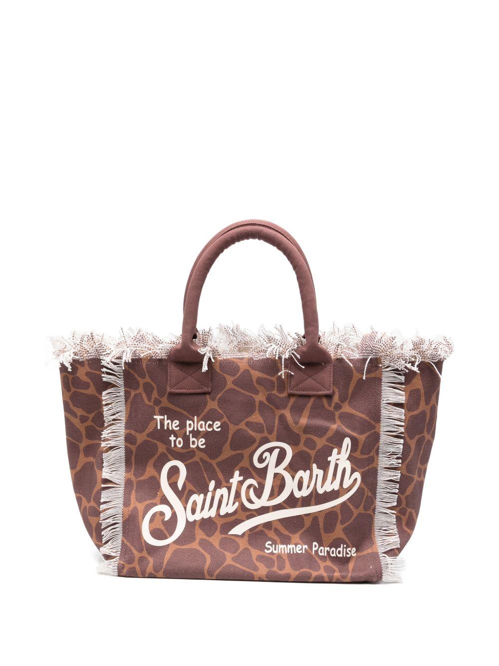Borsa Vanity MC2 Saint Barth animalier con logo sul davanti VANI001 00900L MC2 ST. BARTH