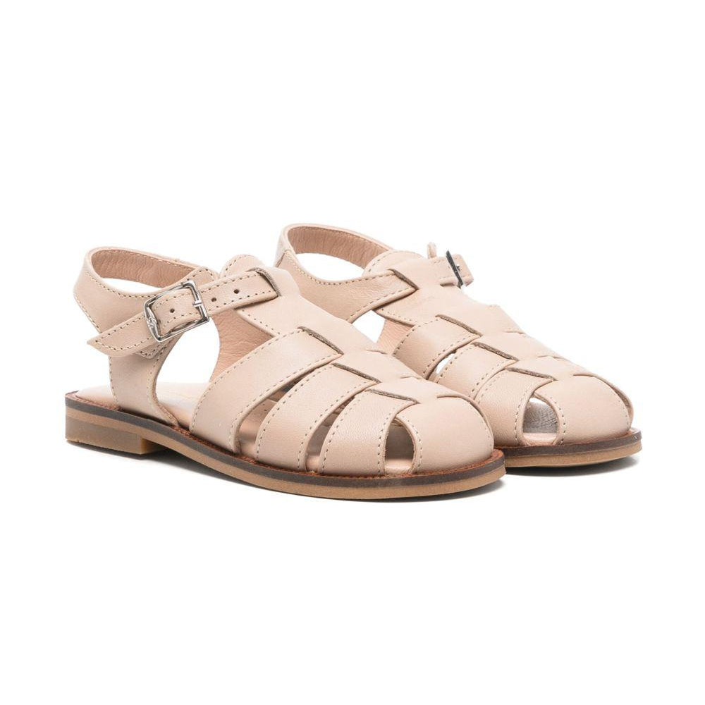 Sandali per bambina Eli1957 Crab beige con chiusura con fibbia 2535AE COCCO ElI
