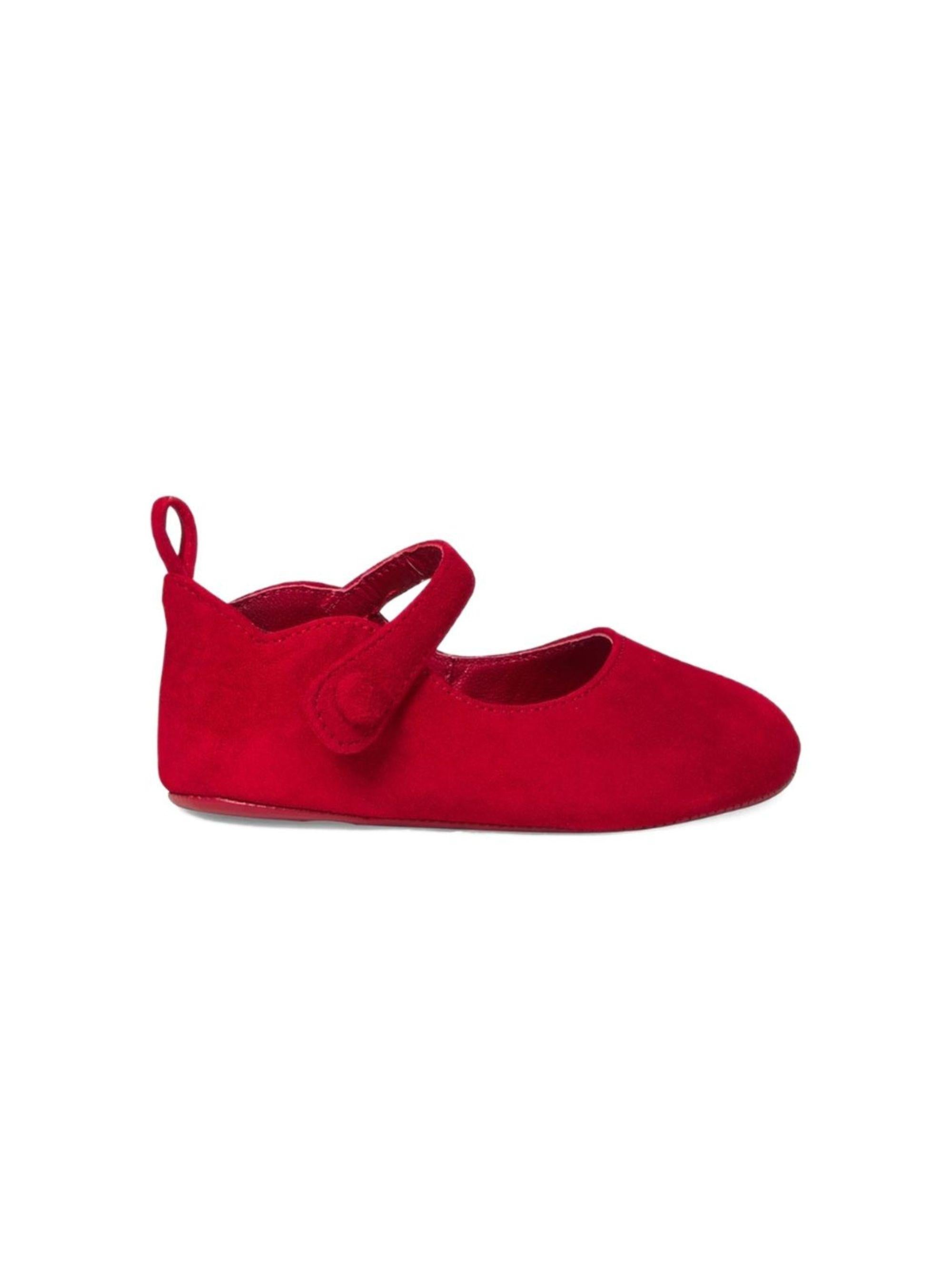 Ballerine primi passi per neonata Christian Louboutin Kids rosse con cinturino 1260308 R251 CHRISTIAN LOUBOUTIN KIDS