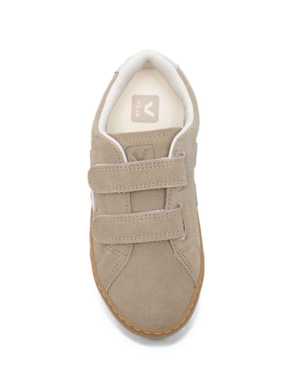 Sneakers per bambini Veja Kids grigie con chiusura touch SV0321748 TAUPE SILVER VEJA KIDS